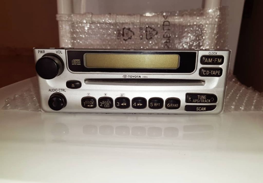 Autoradio d\'origine TOYOTA pour Yaris, Echo et Vitz