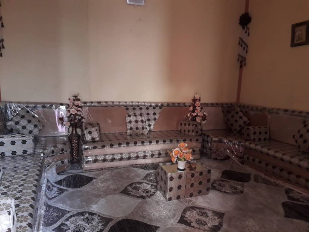 salon avec accessoires