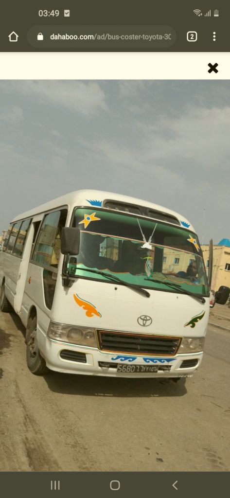 Bus Toyota coster 30 places