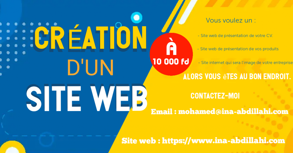 Création d\'un site internet
