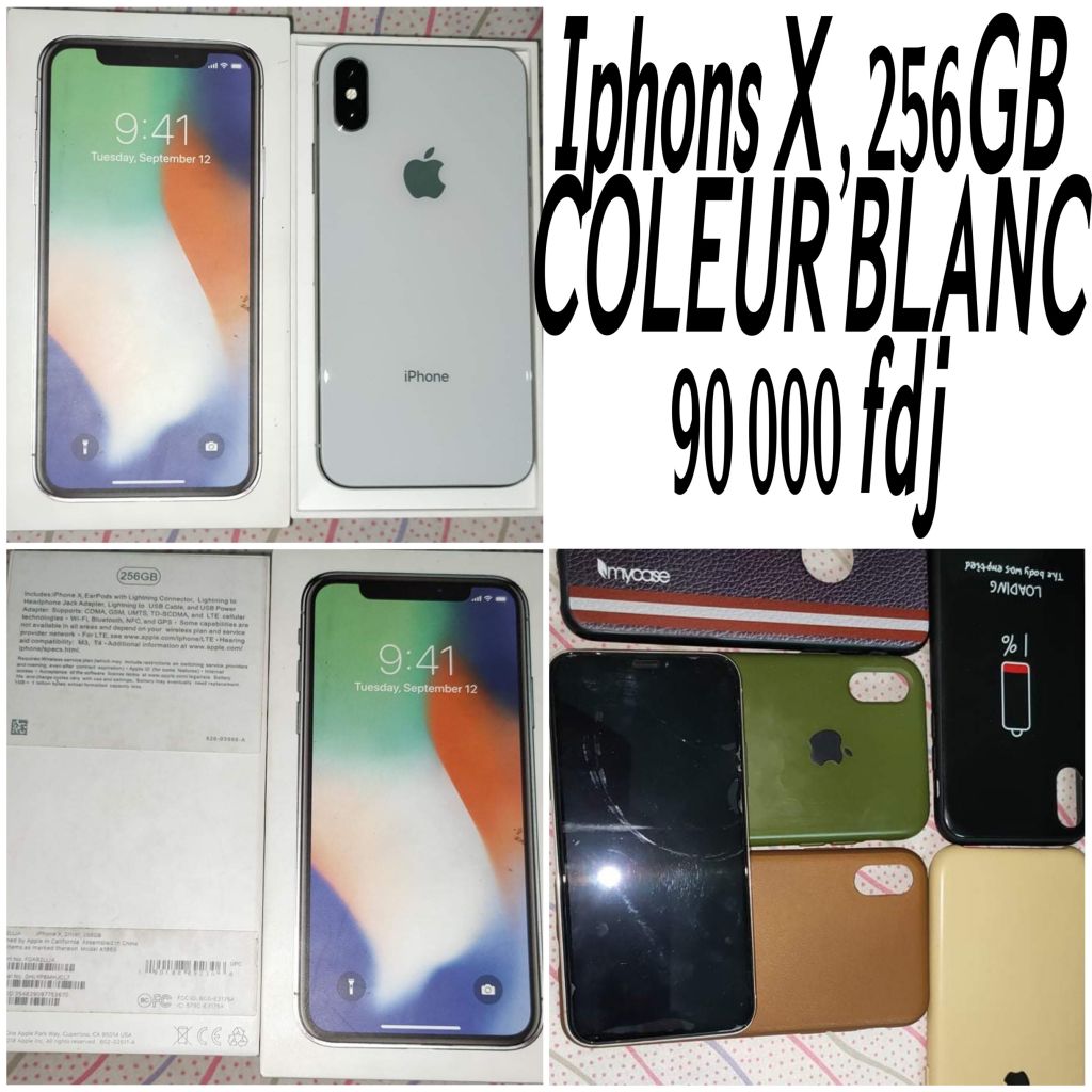 IPhone X 256 blanc