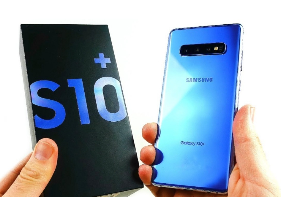 Samsung S10 plus bleu