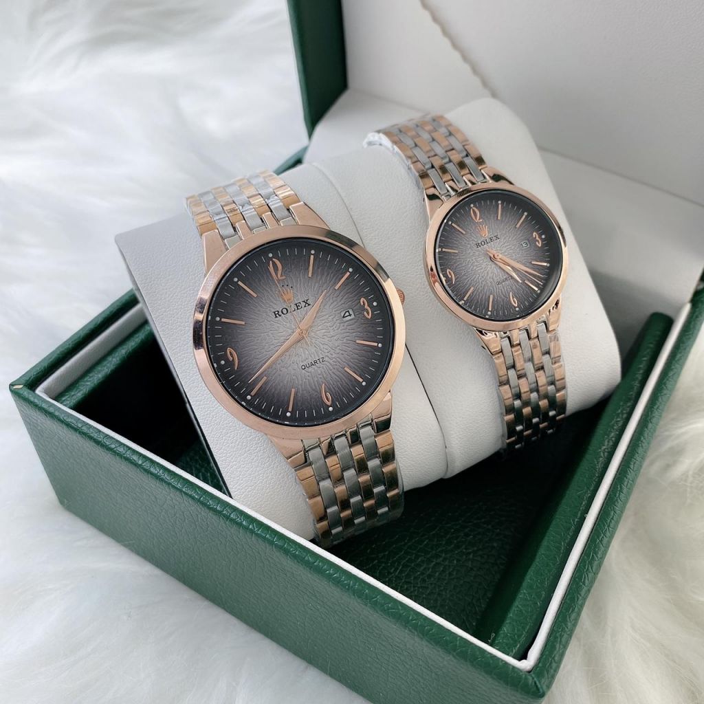 Montres pour les couples chic dans leurs boites