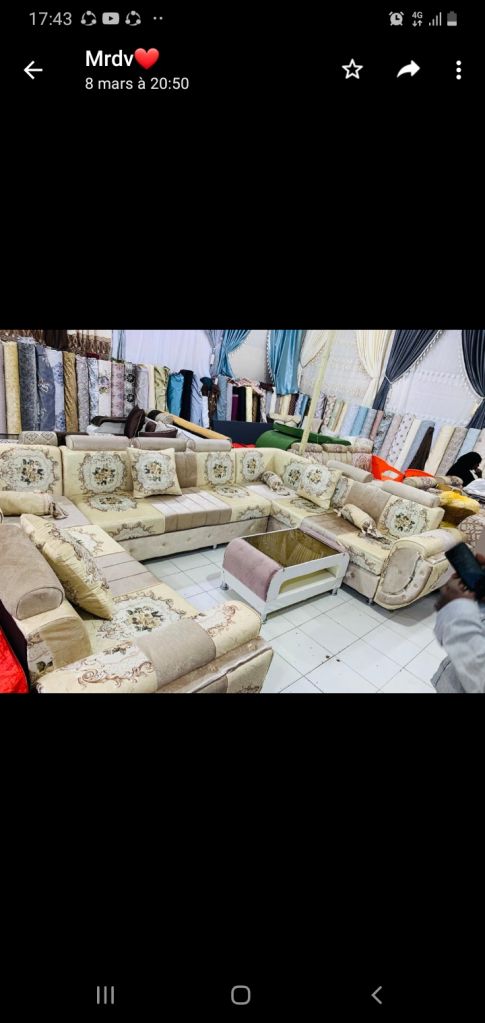 Salon neuf jamais utiliser