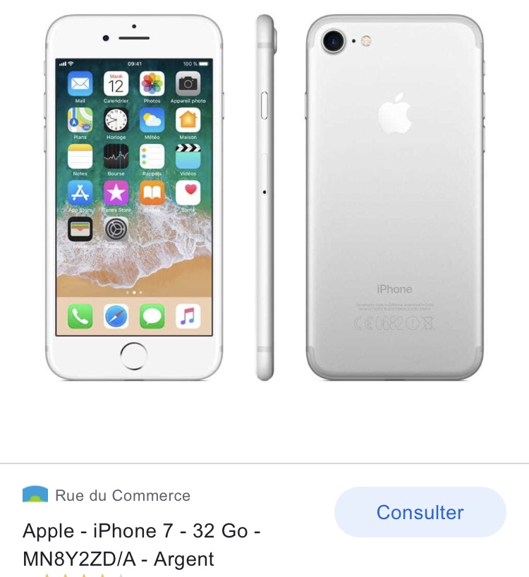 Téléphone iPhone 7