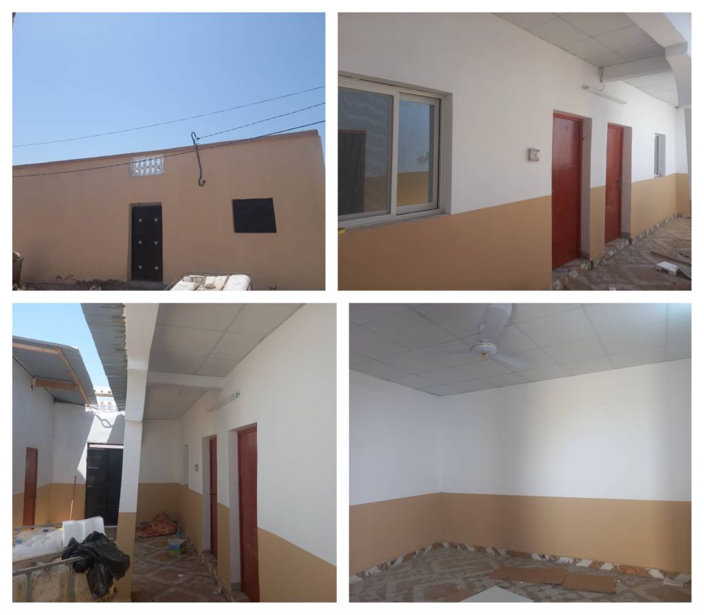 Location d\'une maison F3 en dur situe aupres de la place hayabley