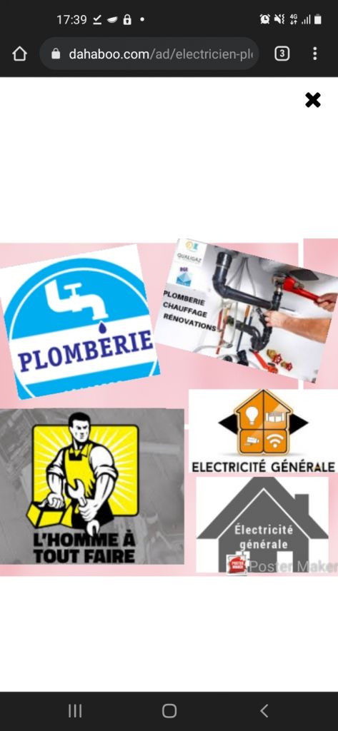 Électricien/plombier