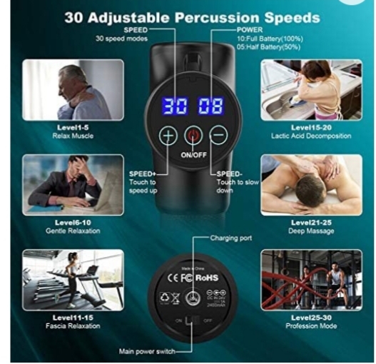 PUISSANT PISTOLET DE MASSAGE MULTIFONCTION