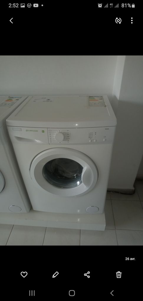 Machine à laver utilisée 2 mois seulement