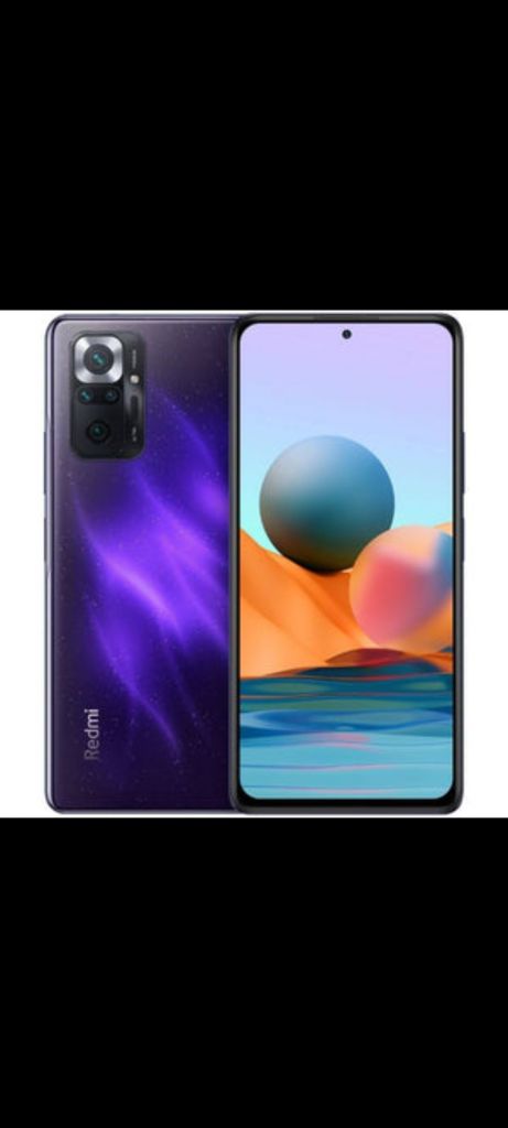 Redmi note 10 pro couleur violet noir