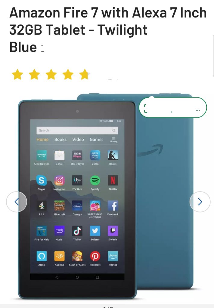 Tablette Amazon Fire 7 32GB Brand New