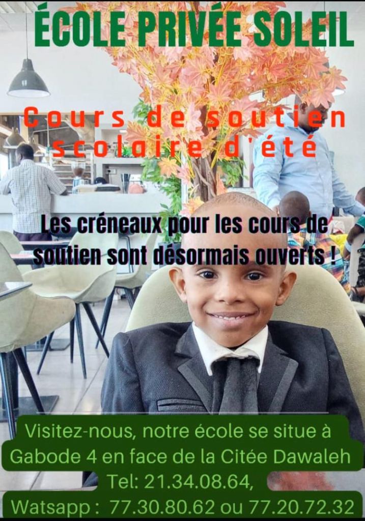 École privée SOLEIL ☀️ Inscriptions ouvertes année 2022-2023