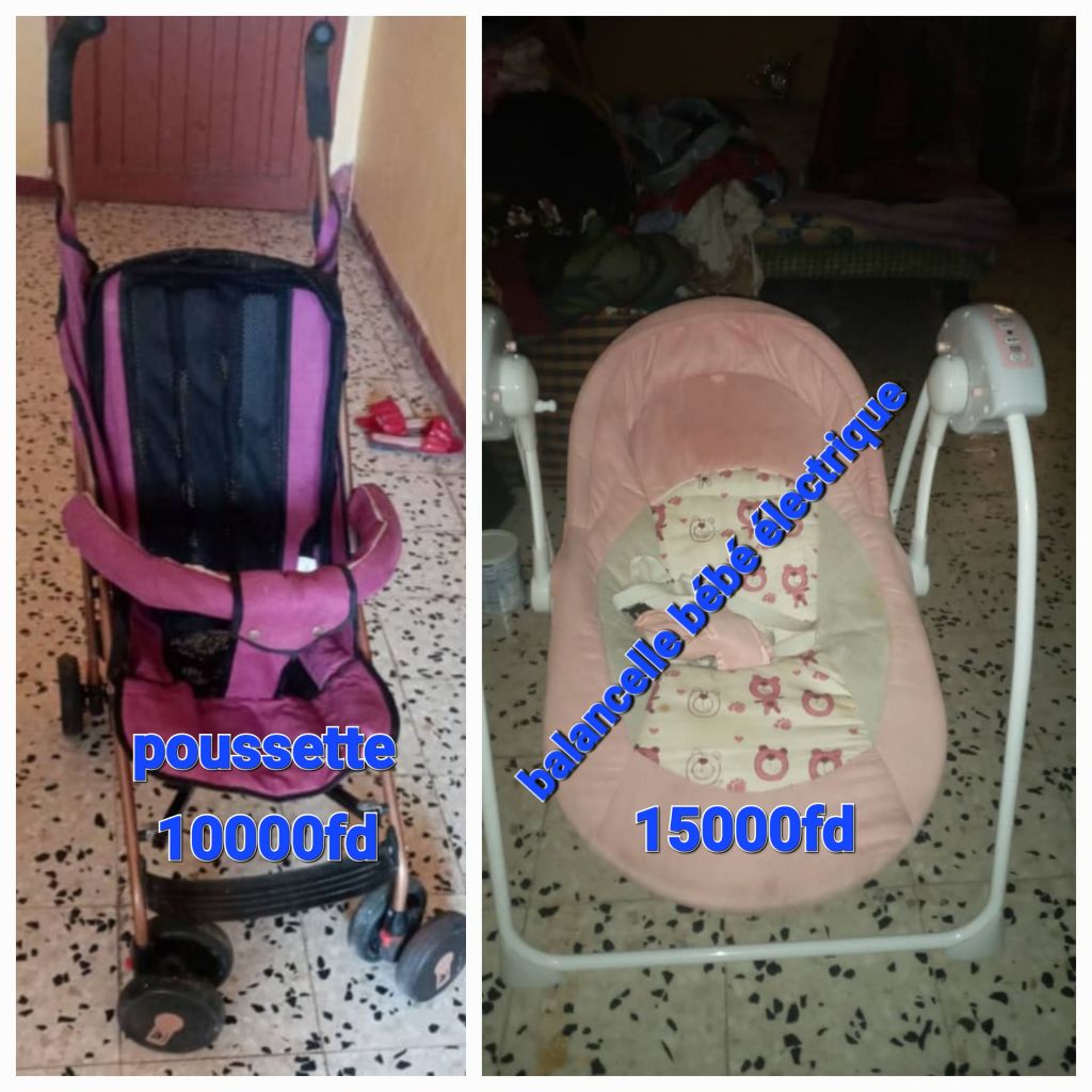 Balancelle et poussette