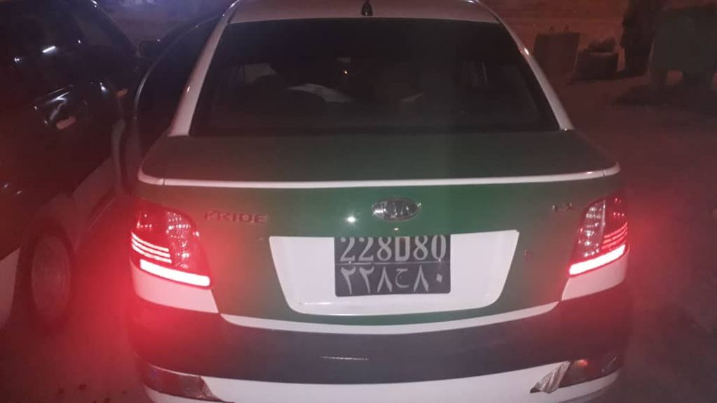 voiture taxi Kia Pride