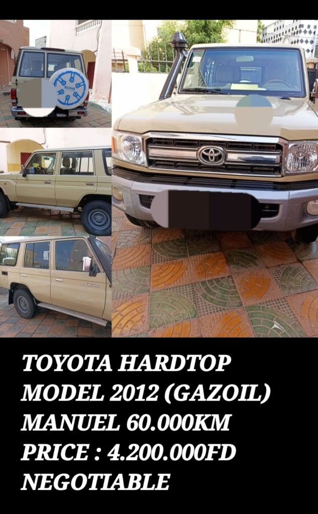 Voiture TOYOTA HARDTOP