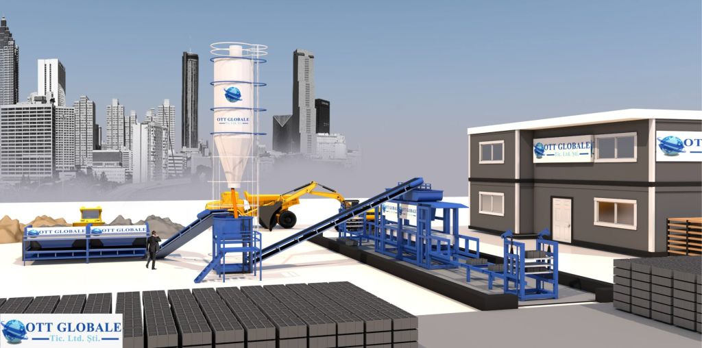 Machine de fabrication de brique OTT4A de OTT GLOBALE