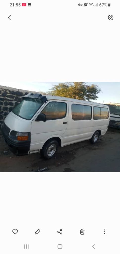 Vente mini bus utilisé moins d’un année