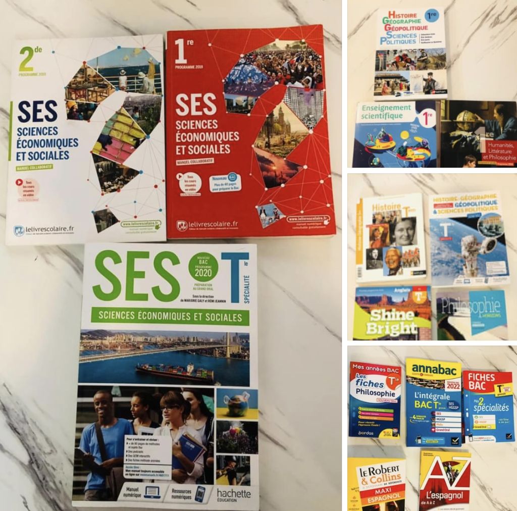 Ventes des manuels classe seconde