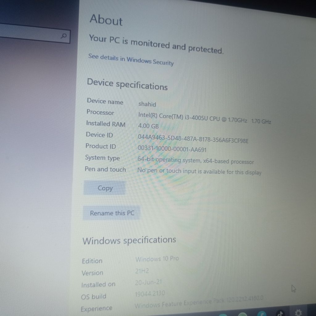 Dell laptop i3 in good condition à Djibouti