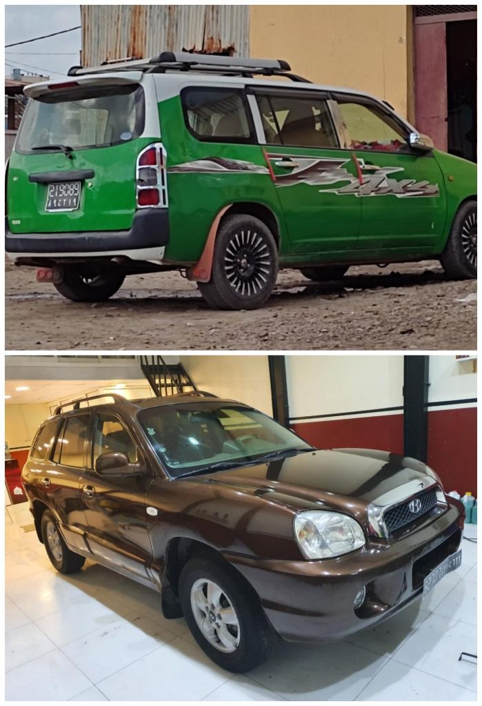 Lot de voitures Hyundai Santa fe et Toyota Probox