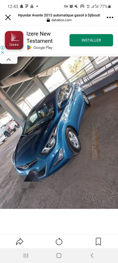 Voiture Hyundai Avante