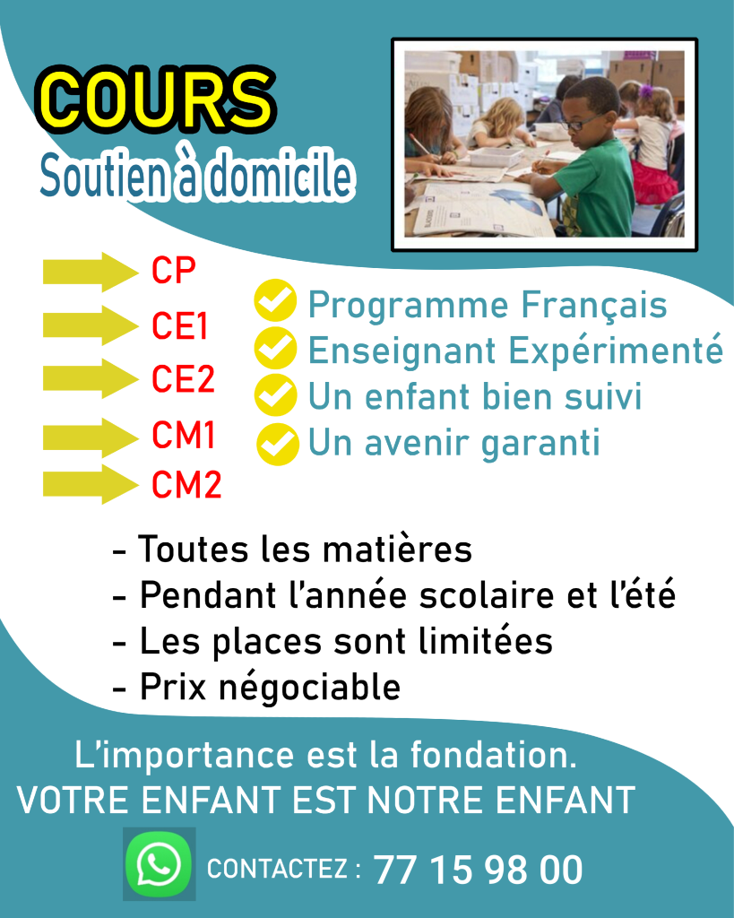 Cours soutien à domicile