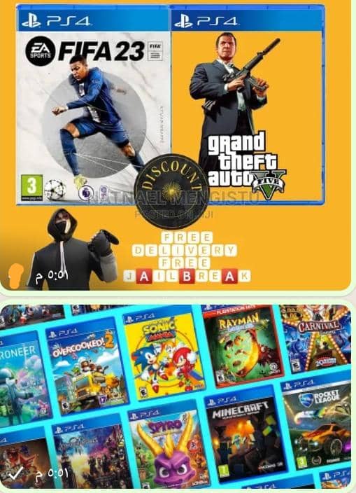 PlayStation 4 Jailbreak Games SYSTEM LOGICAL 9.00 et moins à Djibouti