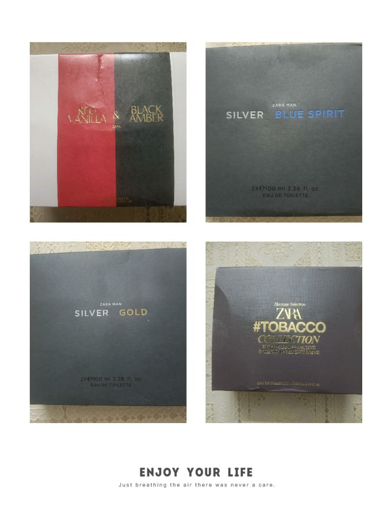 Coffrets Parfums Zara hommes et femmes