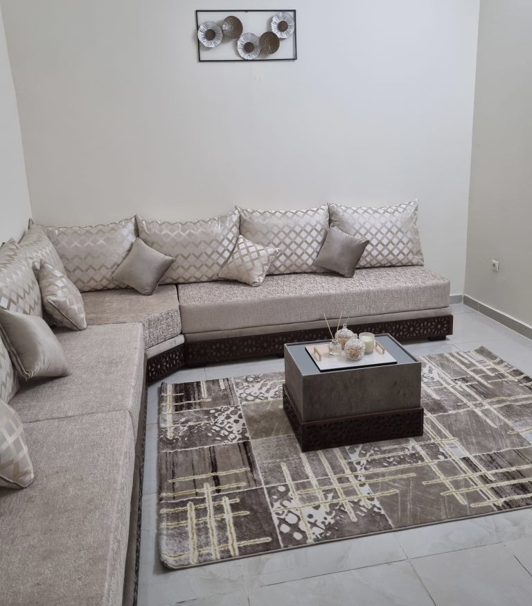 Salon Marocain Forme L presque neuf