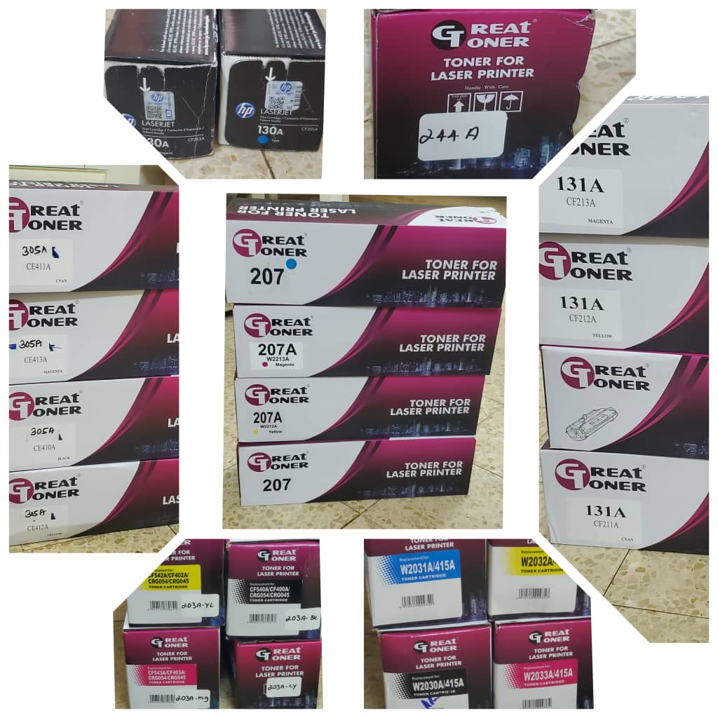 5x Cartouche remplace Canon CLI-36, CLI-36C pour imprimante Canon