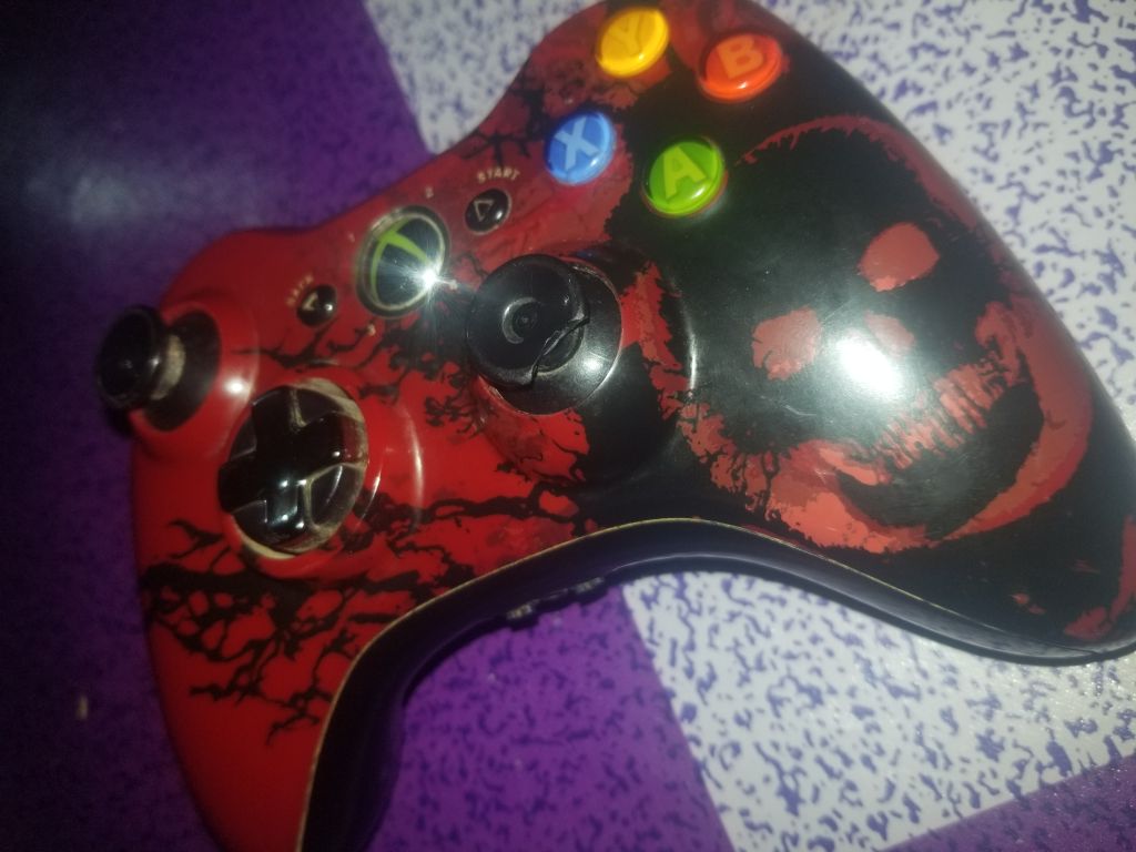 Manette Xbox 360 Afterglow - Occasion Bon état - Fonctionnelle