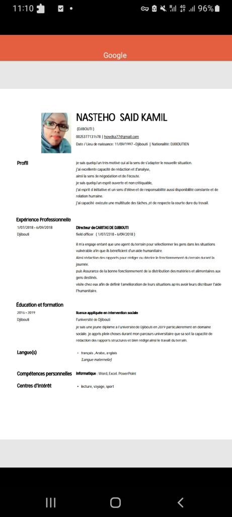 Recherche emploi dans tout les domaines