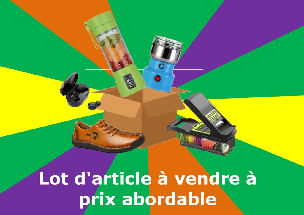 Lot d\'article à vendre en gros