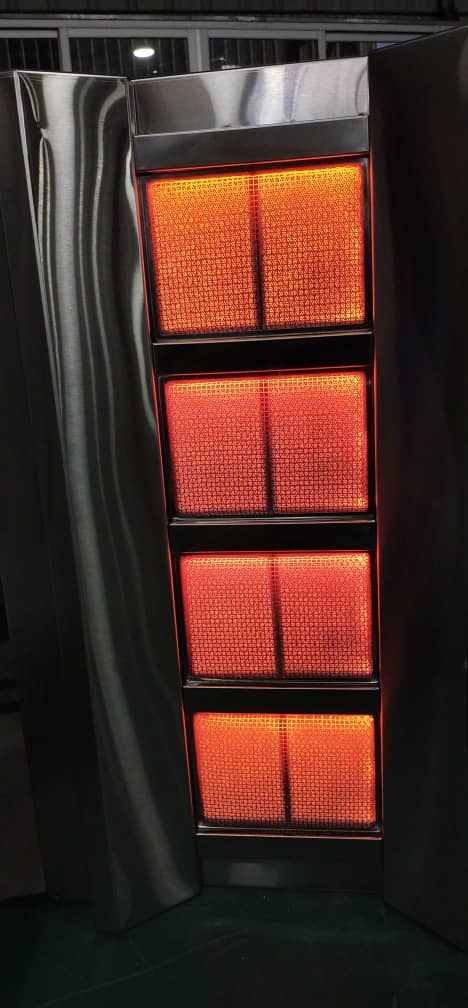 Machine à griller à gaz