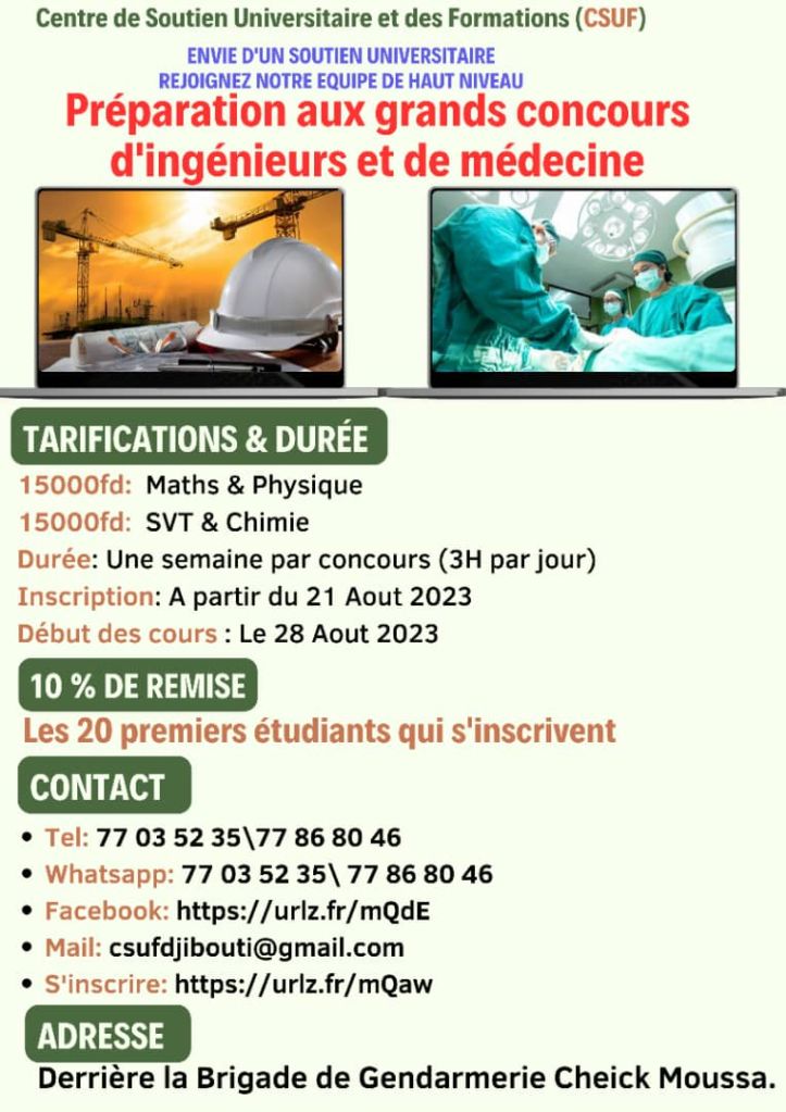 Préparation aux grands concours: Ingénierie & Médecine