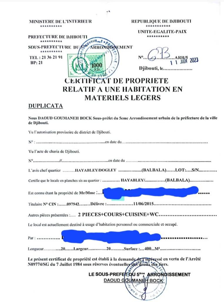 Terrain de 400 m² à Hayableh