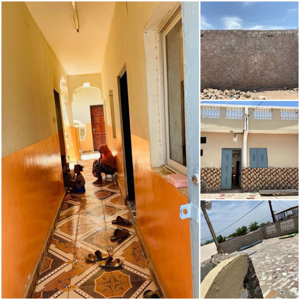 Maison situé a Pk12 et sur la route à Djibouti