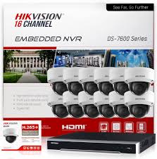 Kit complet HikVision NVR 16 Ch+ 16 Caméra HD 1080 P + Disque Dur 4 GB