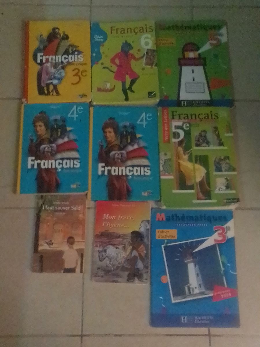 Vente des livres