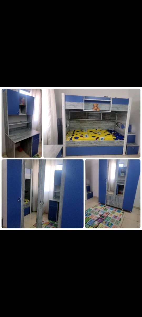 Chambre à coucher 2 garçons presque neuves