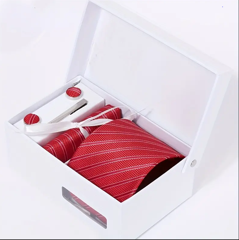 Ensemble cravate et pochette pour homme