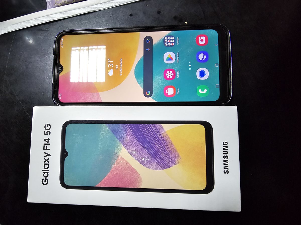 Samsung Galaxy F14 5G 6 Go RAM 128 Go mémoire, processeur 5nm, neuf