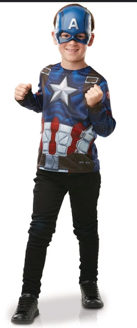 Costume de Capitaine Amérique pour enfant de 8 à 10 ans