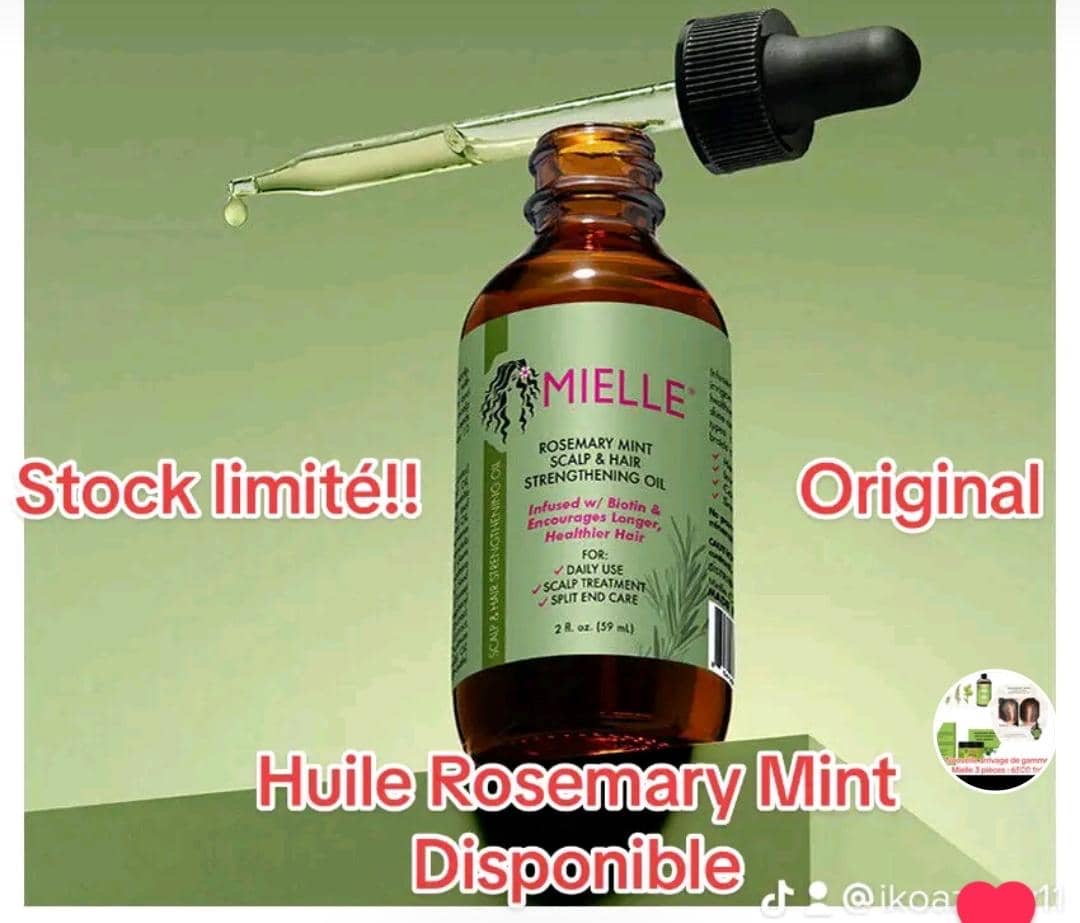 Huile fortifiante Rosemary Mint pour cheveux Mielle Organics à Djibouti