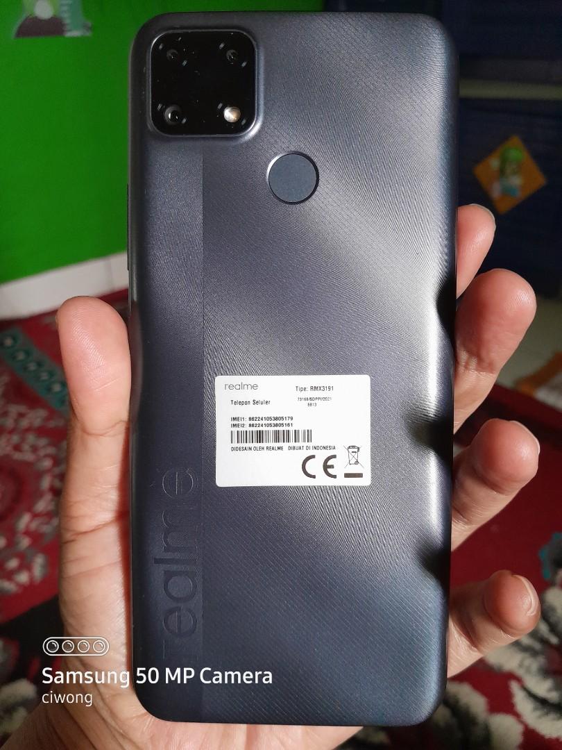 Téléphone portable Realme, 128 GB, 4 GB RAM, parfait état