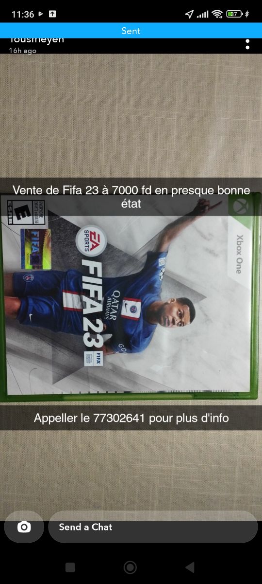 Jeu FIFA 23 - Comme neuf, récent et bon prix!