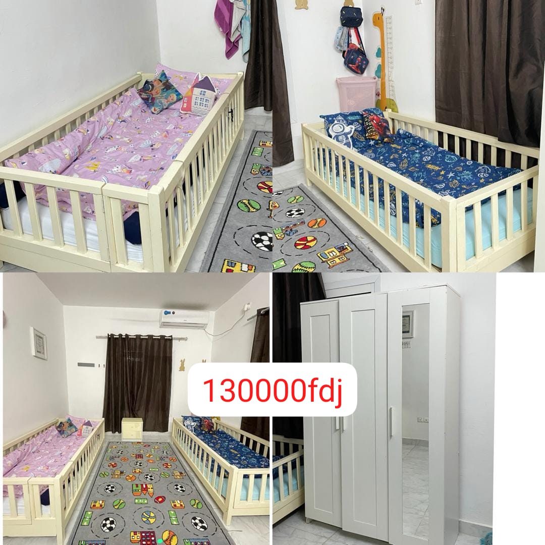 Ensemble de meubles pour chambre d\'enfants, disponibles mi-mai