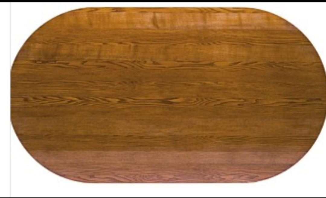 Grande Table en Bois Rouge pour Recevoir avec 8 Chaises