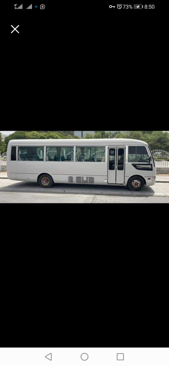 Bus mitsubishi rosa 2016