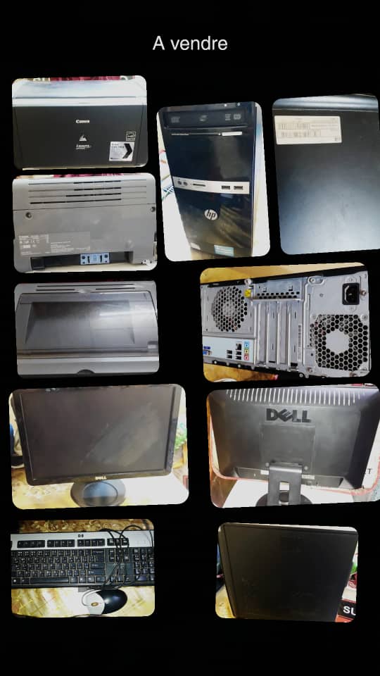 Ordinateur complet avec photocopieuse en excellent état